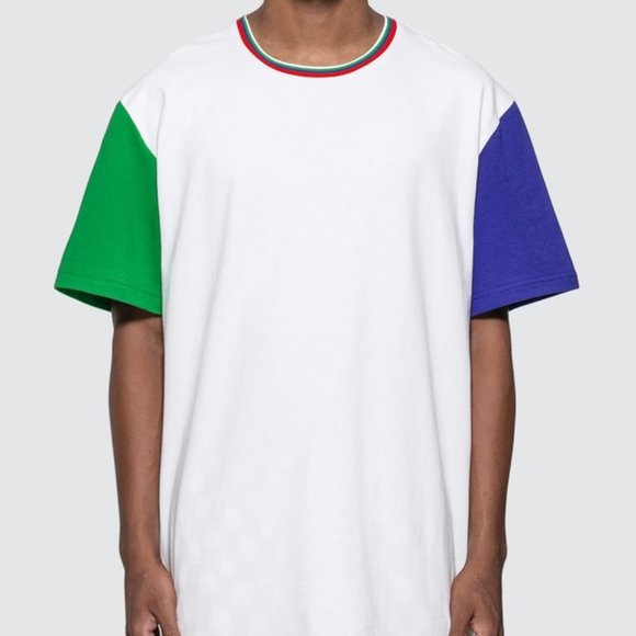New with Defects Puma x Chinatown Market Colorblock Tee - Picture 1 of 13